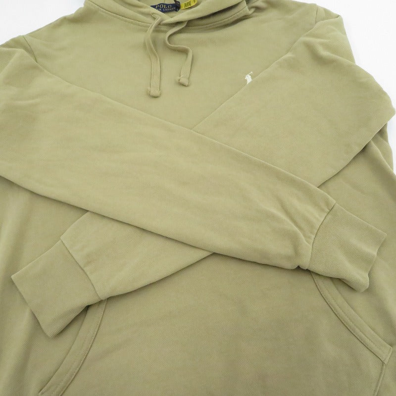 POLO RALPH LAUREN | ポロ・ラルフローレン ﾙｰﾌﾟﾊﾞｯｸﾌﾘｰｽﾌｰﾃﾞｨ パーカー ベージュ サイズ：M【瀬戸大橋店】