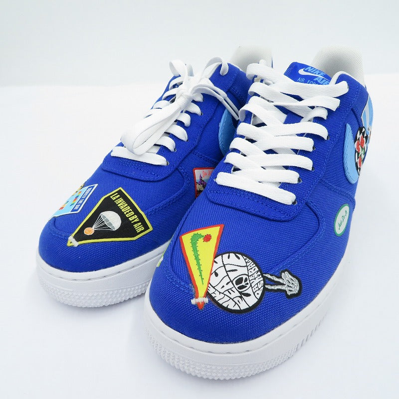 NIKE | ナイキ Air Force 1 Low '07 'Patched Up' スニーカー DX2304-400 エアフォース ブルー 28cm【瀬戸大橋店】