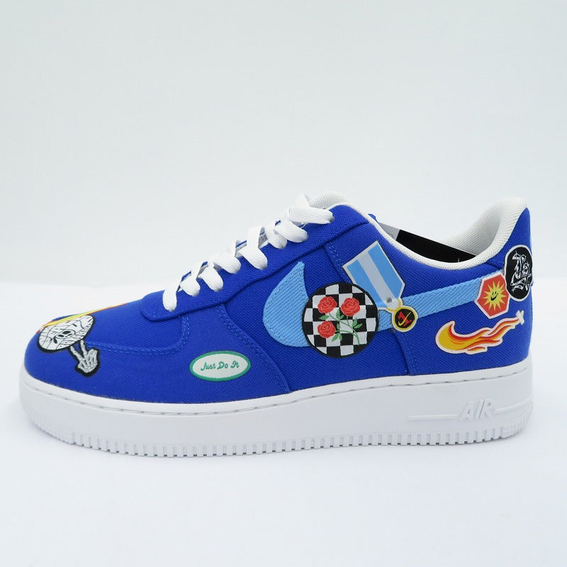 NIKE | ナイキ Air Force 1 Low '07 'Patched Up' スニーカー DX2304-400 エアフォース ブルー 28cm【瀬戸大橋店】