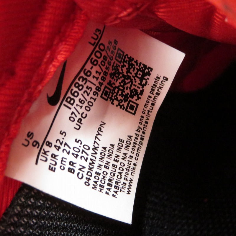 NIKE | ナイキ AF1 Low Retro Valentine’s Day 2026 スニーカー IB6836-600 エアフォース レッド 27cm【瀬戸大橋店】
