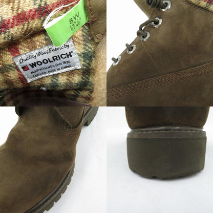 Timberland | ティンバーランド 6-Inch Premium Woolrich Boot ブーツ 44524 ブラウン 26cm【瀬戸大橋店】