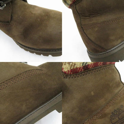 Timberland | ティンバーランド 6-Inch Premium Woolrich Boot ブーツ 44524 ブラウン 26cm【瀬戸大橋店】