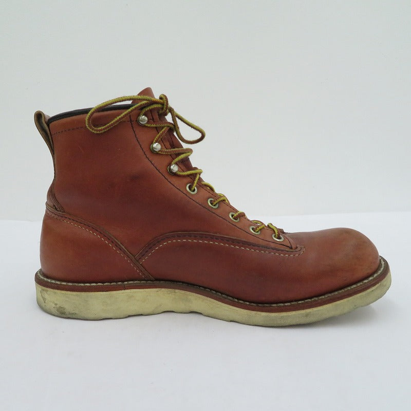 RED WING | レッドウィング 6'LINEMAN BOOTS ブーツ 2924 ブラウン 26cm【瀬戸大橋店】