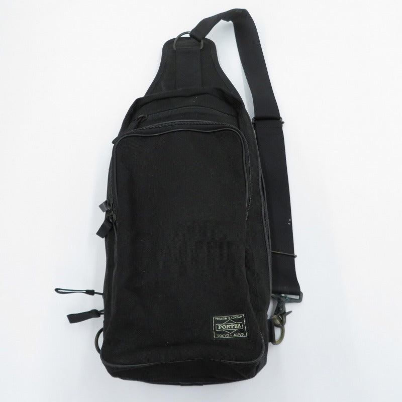 PORTER | ポーター PORTER HYBRID/SLING SHOULDER BAG ボディバッグ 17804 ブラック【瀬戸大橋店】