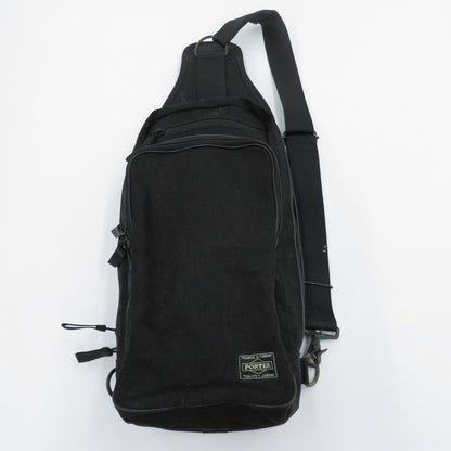 PORTER | ポーター PORTER HYBRID/SLING SHOULDER BAG ボディバッグ 17804 ブラック【瀬戸大橋店】