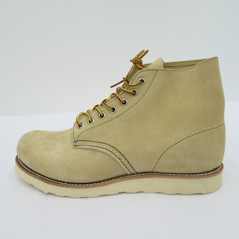 RED WING | レッドウィング 6-inch Classic Round ブーツ 8167 ベージュ 27.5cm【瀬戸大橋店】