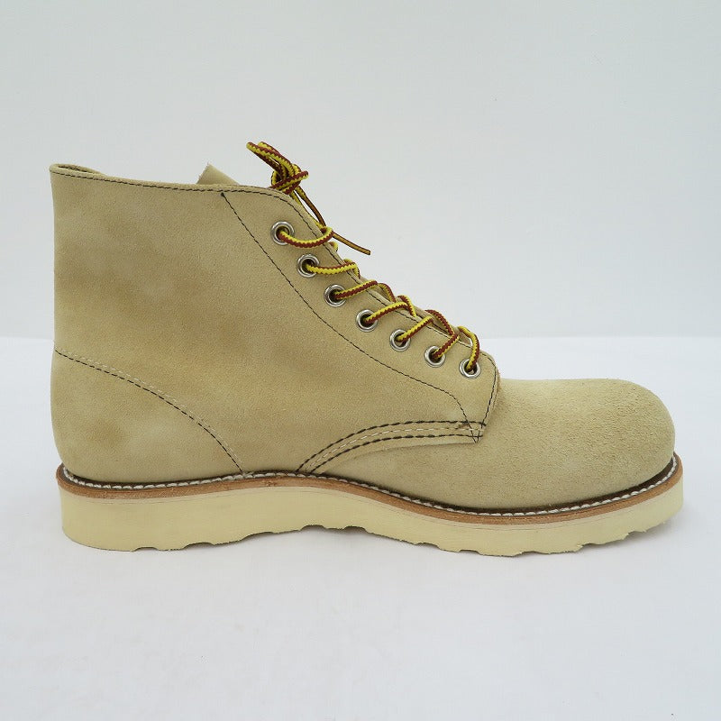 RED WING | レッドウィング 6-inch Classic Round ブーツ 8167 ベージュ 27.5cm【瀬戸大橋店】