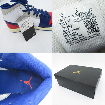 NIKE | ナイキ AIR JORDAN 1 MID スニーカー DQ8426-102 エアジョーダン ブルー 27cm【瀬戸大橋店】