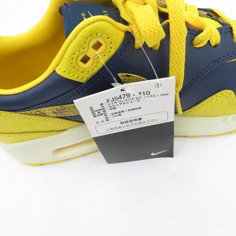NIKE | ナイキ Women's Air Max 1 PRM 'Head to Head' スニーカー FJ5479-410 エアマックス イエロー 27.5cm【瀬戸大橋店】