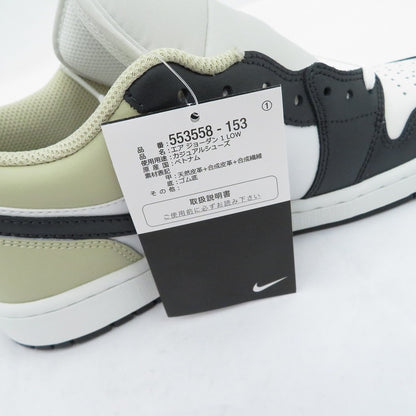 NIKE | ナイキ AJ1 Low 'Summit White/Off Noir' スニーカー 553558-153 エアジョーダン グレー 27cm【瀬戸大橋店】