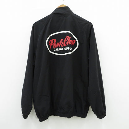 PORK CHOP | ポークチョップ OVAL LOGO NYLON JACKET ナイロンジャケット ブラック サイズ：XL【瀬戸大橋店】
