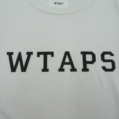 W)TAPS | ダブルタップス Academy / LS / Ctpl 長袖Ｔシャツ 251ATDT-CSM18 ホワイト サイズ：3【瀬戸大橋店】