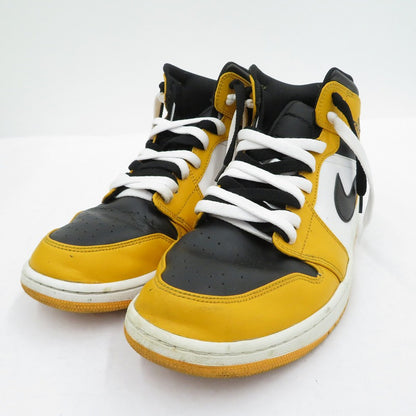 NIKE | ナイキ Air Jordan 1 Mid 'Taxi' スニーカー 554724-701 エアジョーダン イエロー 30cm【瀬戸大橋店】
