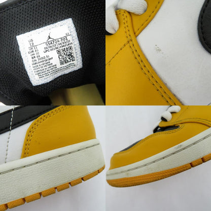 NIKE | ナイキ Air Jordan 1 Mid 'Taxi' スニーカー 554724-701 エアジョーダン イエロー 30cm【瀬戸大橋店】