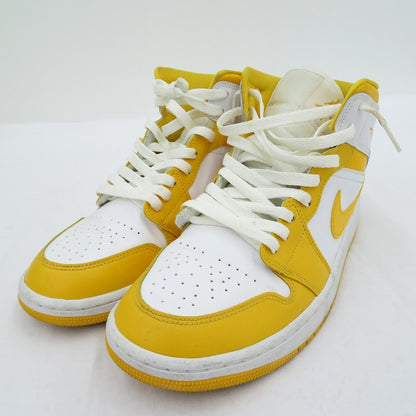 NIKE | ナイキ WMNS AJ1 Mid 'Lemon' スニーカー BQ6472-117 エアジョーダン イエロー 27.5cm【瀬戸大橋店】
