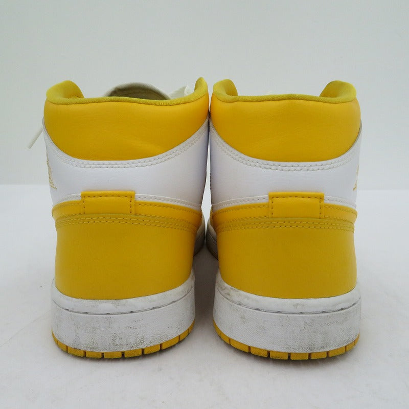 NIKE | ナイキ WMNS AJ1 Mid 'Lemon' スニーカー BQ6472-117 エアジョーダン イエロー 27.5cm【瀬戸大橋店】