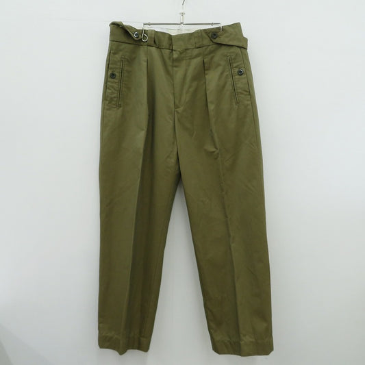 FRENCH ARMY ADJUSTER PANTS パンツ カーキ サイズ：48【瀬戸大橋店】