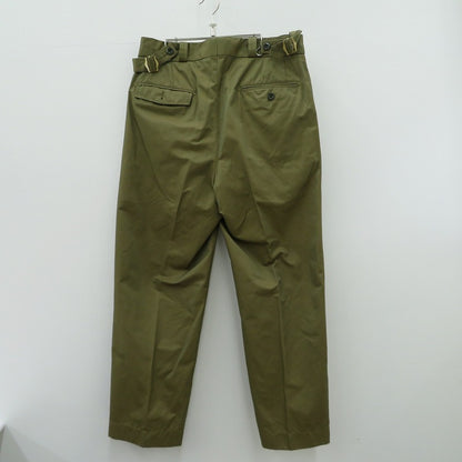 FRENCH ARMY ADJUSTER PANTS パンツ カーキ サイズ：48【瀬戸大橋店】