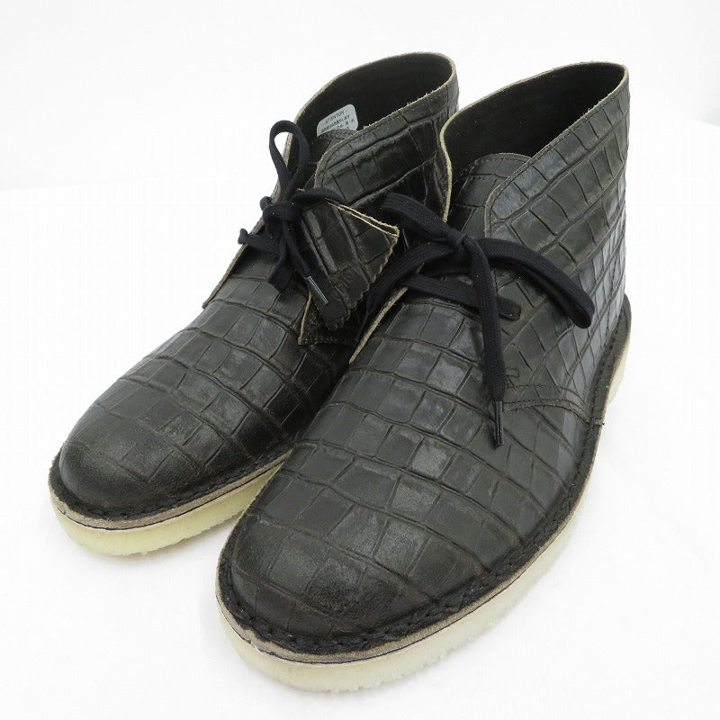 Clarks | クラークス Desert Boot スニーカー 26179165 ブラック 25.5cm【瀬戸大橋店】