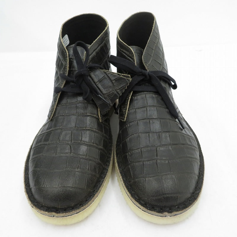 Clarks | クラークス Desert Boot スニーカー 26179165 ブラック 25.5cm【瀬戸大橋店】