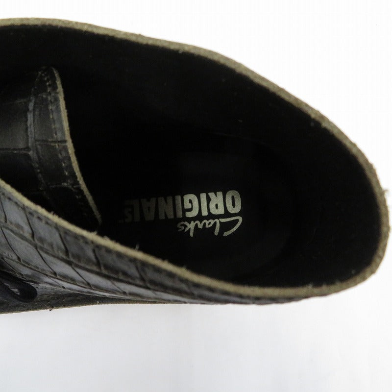 Clarks | クラークス Desert Boot スニーカー 26179165 ブラック 25.5cm【瀬戸大橋店】