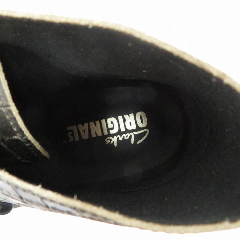 Clarks | クラークス Desert Boot スニーカー 26179165 ブラック 25.5cm【瀬戸大橋店】