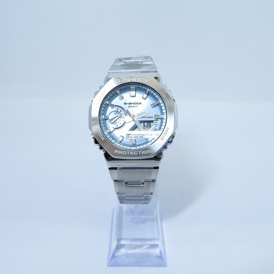G-SHOCK | ジーショック アナデジクォーツ 腕時計 GM-2110D-2AJF ライトブルー【瀬戸大橋店】
