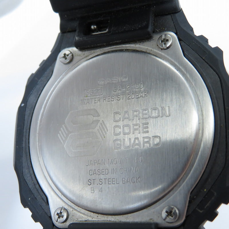 G-SHOCK | ジーショック アナデジクォーツ 腕時計 GA-2100-1A1JF ブラック【瀬戸大橋店】