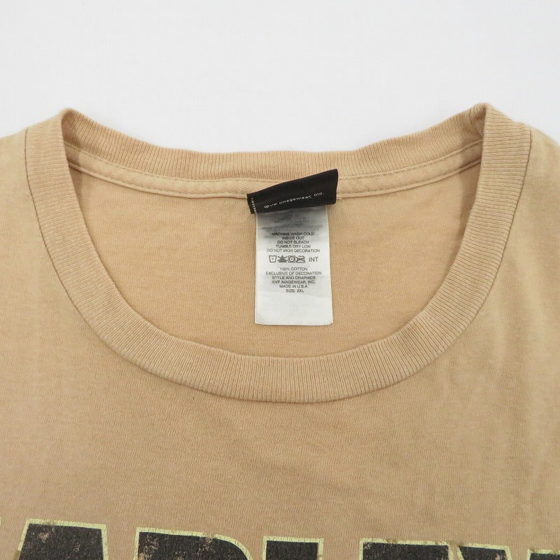 HARLEY-DAVIDSON | ハーレーダビットソン 半袖Ｔシャツ ｻｲｽﾞ:2XL ベージュ【瀬戸大橋店】