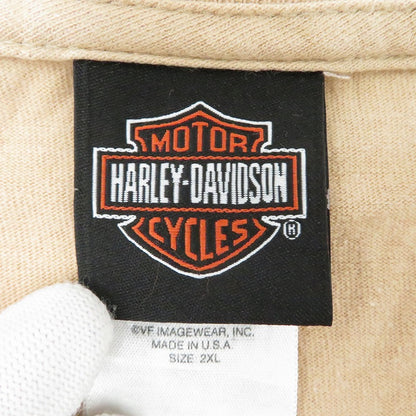 HARLEY-DAVIDSON | ハーレーダビットソン 半袖Ｔシャツ ｻｲｽﾞ:2XL ベージュ【瀬戸大橋店】