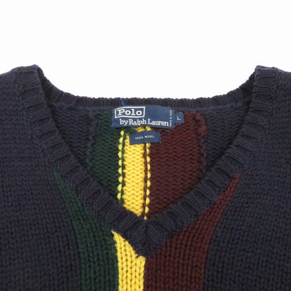 POLO RALPH LAUREN | ポロ・ラルフローレン ニット マルチカラー サイズ：L【瀬戸大橋店】