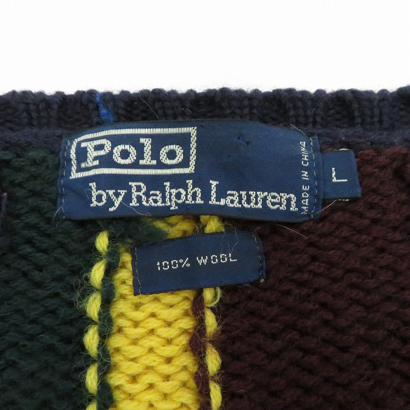 POLO RALPH LAUREN | ポロ・ラルフローレン ニット マルチカラー サイズ：L【瀬戸大橋店】