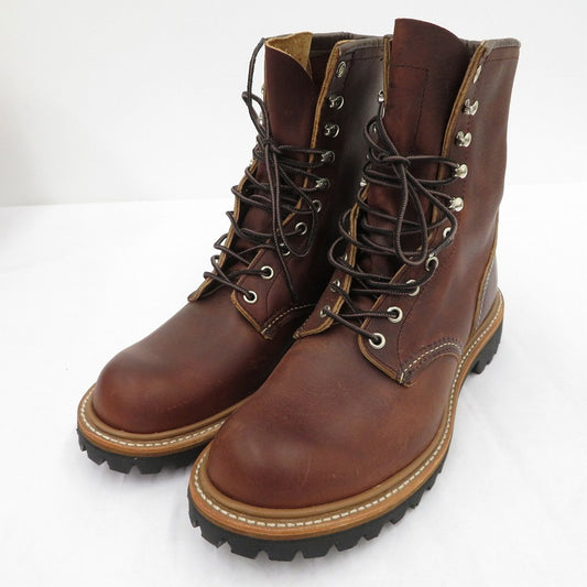 RED WING | レッドウィング 8-inch Logger ブーツ 4585 ブラウン 27cm【瀬戸大橋店】