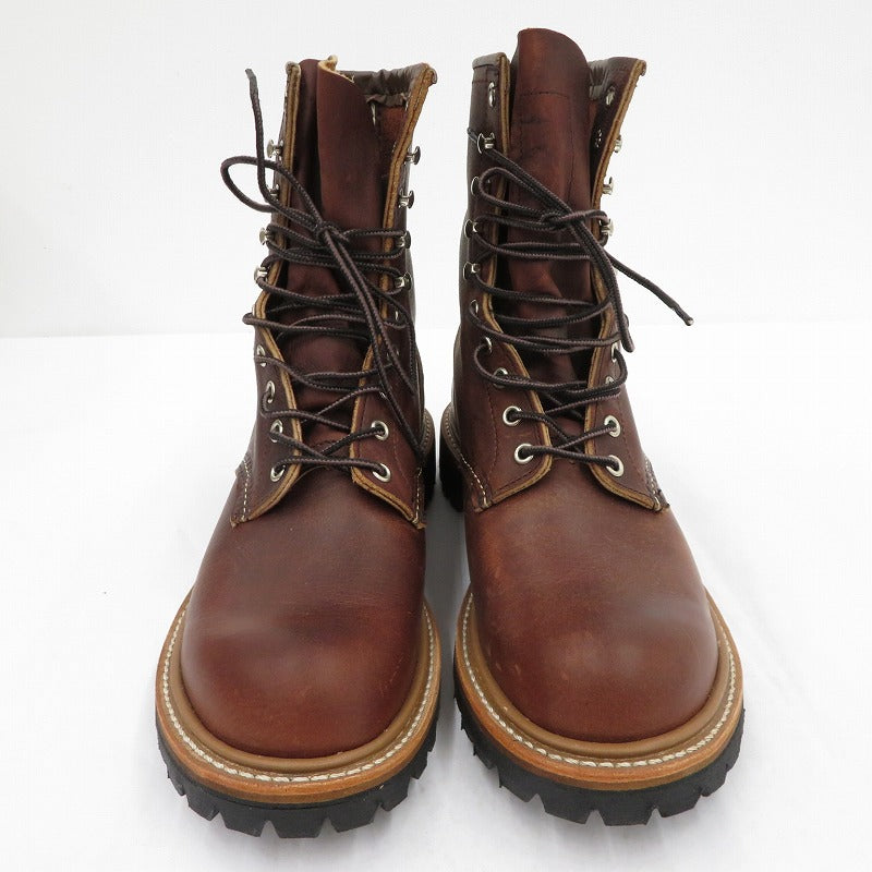 RED WING | レッドウィング 8-inch Logger ブーツ 4585 ブラウン 27cm【瀬戸大橋店】