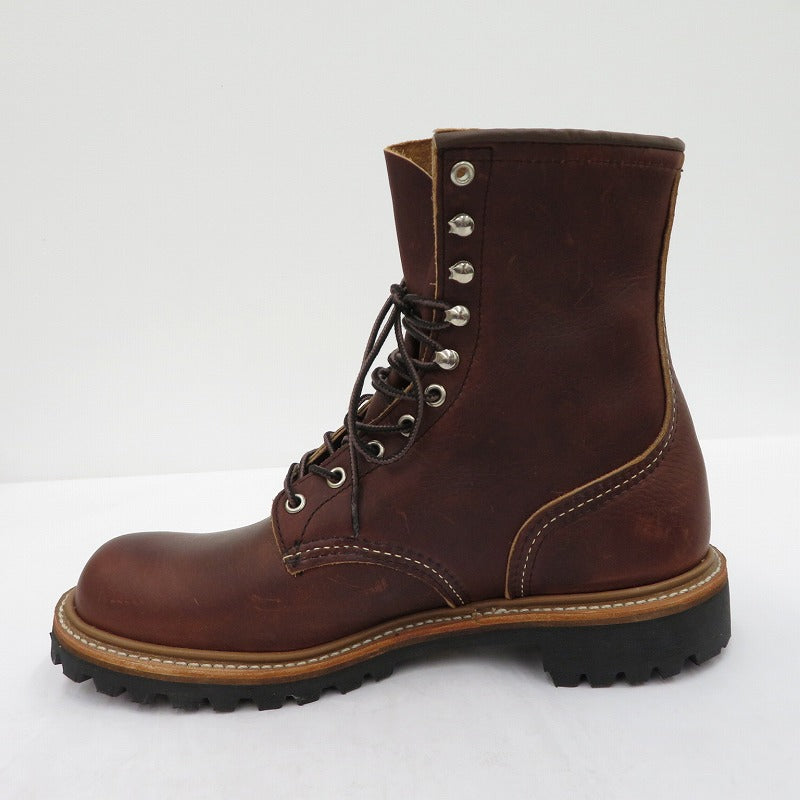 RED WING | レッドウィング 8-inch Logger ブーツ 4585 ブラウン 27cm【瀬戸大橋店】