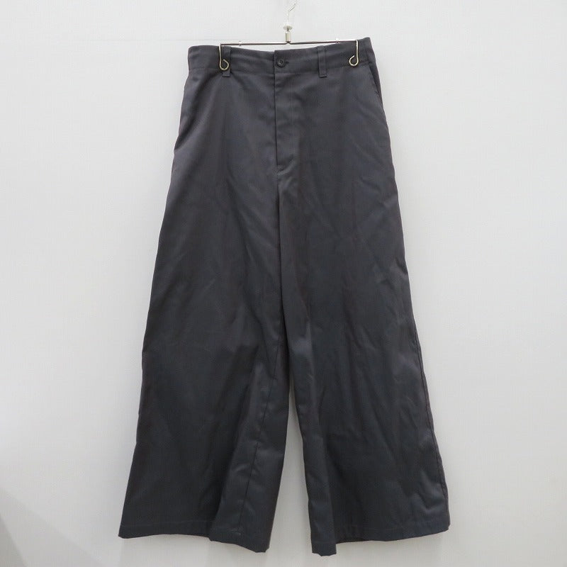 MAISON SPECIAL | メゾンスペシャル Suvin Cotton Gabardine Wide Pants パンツ 11251461209 グレー サイズ：2【瀬戸大橋店】