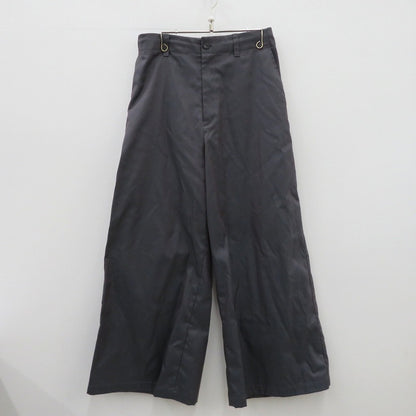 MAISON SPECIAL | メゾンスペシャル Suvin Cotton Gabardine Wide Pants パンツ 11251461209 グレー サイズ：2【瀬戸大橋店】