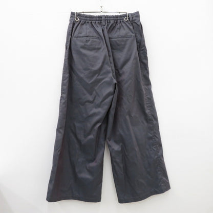 MAISON SPECIAL | メゾンスペシャル Suvin Cotton Gabardine Wide Pants パンツ 11251461209 グレー サイズ：2【瀬戸大橋店】
