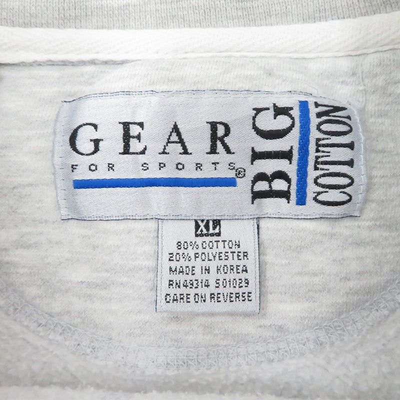 PIONEER スウェット GEAR FOR SPORTS グレー サイズ：XL【瀬戸大橋店】