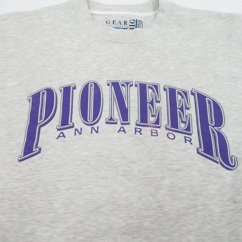 PIONEER スウェット GEAR FOR SPORTS グレー サイズ：XL【瀬戸大橋店】