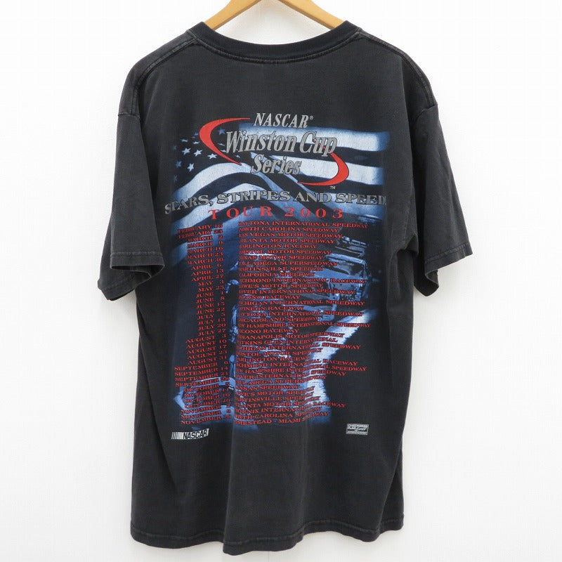 NASCAR Winston Cup Series 半袖Ｔシャツ GILDAN ブラック サイズ：L【瀬戸大橋店】