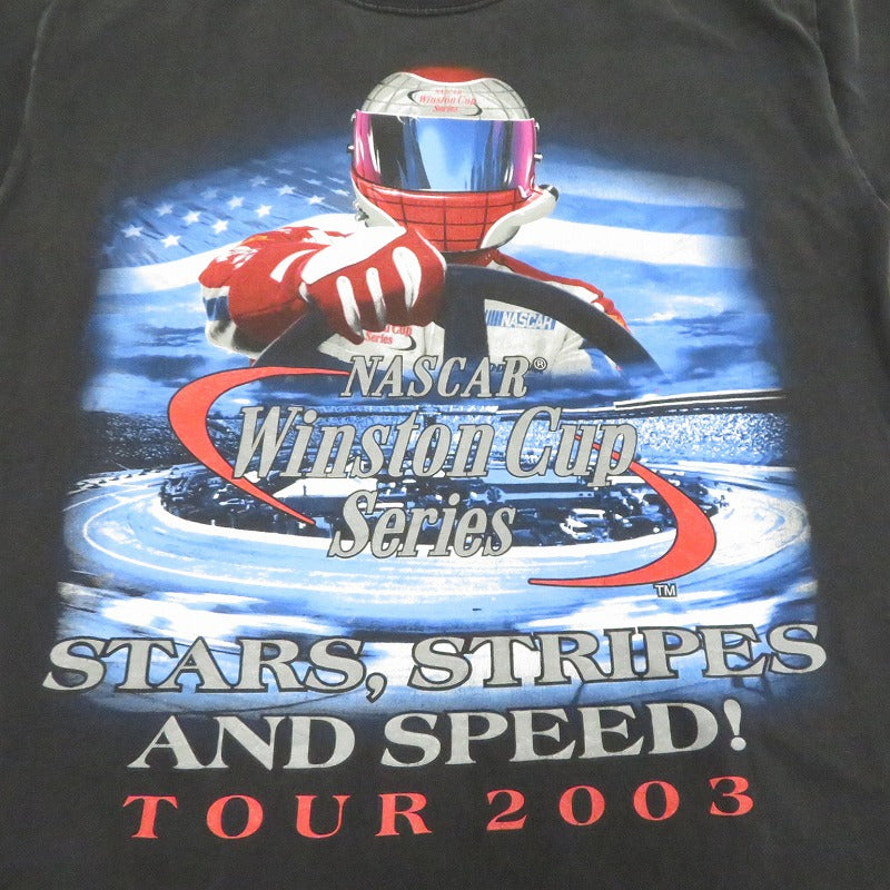 NASCAR Winston Cup Series 半袖Ｔシャツ GILDAN ブラック サイズ：L【瀬戸大橋店】
