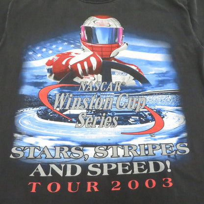 NASCAR Winston Cup Series 半袖Ｔシャツ GILDAN ブラック サイズ：L【瀬戸大橋店】