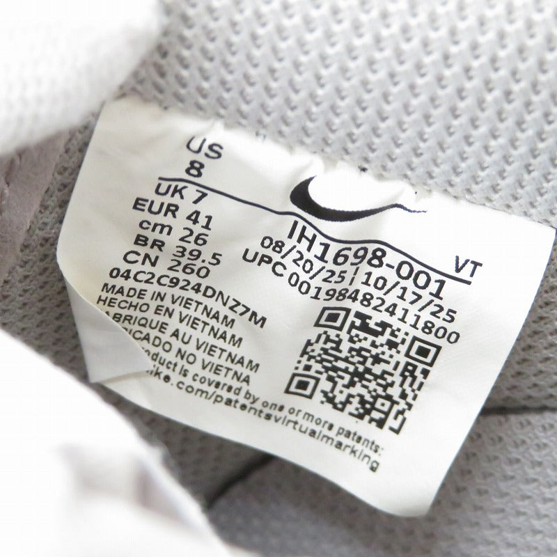 NIKE | ナイキ AF1'07/College Grey スニーカー IH1698-001 エアフォース グレー 26.5cm【瀬戸大橋店】