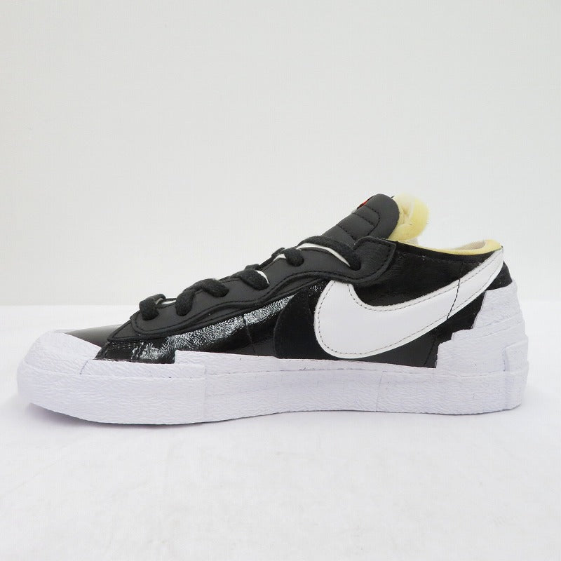 NIKE | ナイキ sacai×Blazer Low 'Black Patent Leather' スニーカー DM6443-001 ブレーザー ブラック 28cm【瀬戸大橋店】