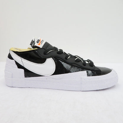 NIKE | ナイキ sacai×Blazer Low 'Black Patent Leather' スニーカー DM6443-001 ブレーザー ブラック 28cm【瀬戸大橋店】