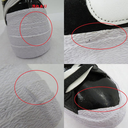 NIKE | ナイキ sacai×Blazer Low 'Black Patent Leather' スニーカー DM6443-001 ブレーザー ブラック 28cm【瀬戸大橋店】