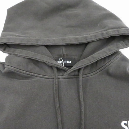 WIND AND SEA | ウィンダンシーウインダンシー PALM TREE PACHWORK HOODED SWEAT SHIRT パーカー WDS-O-PTR-26-Q2-CS-01 ブラック サイズ：L【瀬戸大橋店】