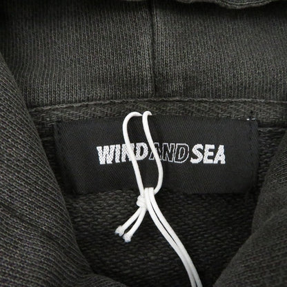 WIND AND SEA | ウィンダンシーウインダンシー PALM TREE PACHWORK HOODED SWEAT SHIRT パーカー WDS-O-PTR-26-Q2-CS-01 ブラック サイズ：L【瀬戸大橋店】
