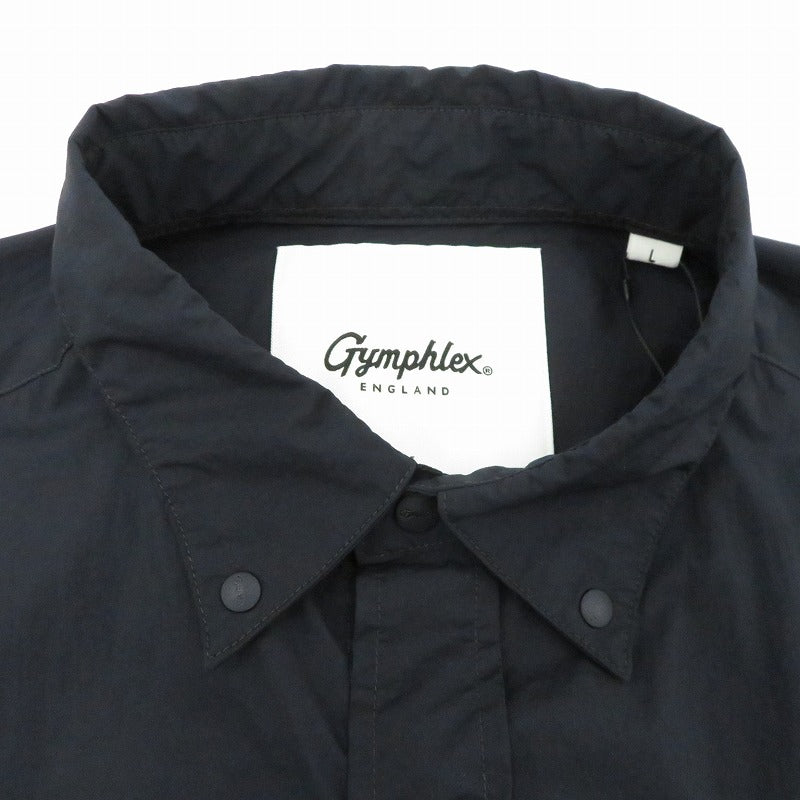 GYMPHLEX | ジムフレックス 長袖シャツ GY-B0375 DNT ネイビー サイズ：L【瀬戸大橋店】